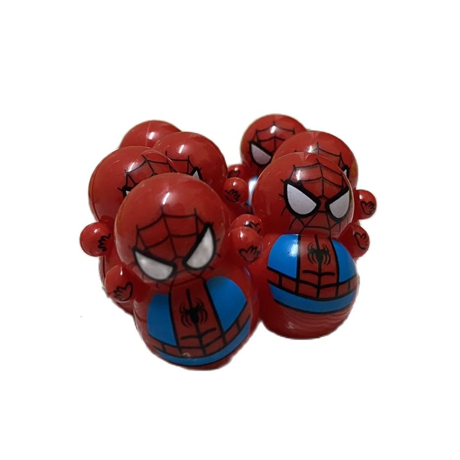 [Set 10] Búp bê lật đật Spiderman , Lật Đật Siêu anh hùng Nhện đỏ xinh xắn