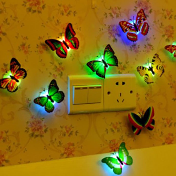 Đèn Led Con Bướm Dán Tường - Cực Đẹp
