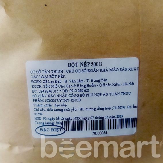 Bột nếp bắc làm bánh trung thu