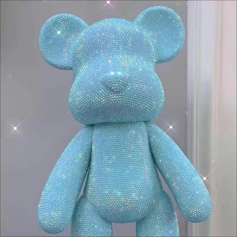 Gấu Đính Đá Handmade size 33cm - Bearbrick hàng cao cấp