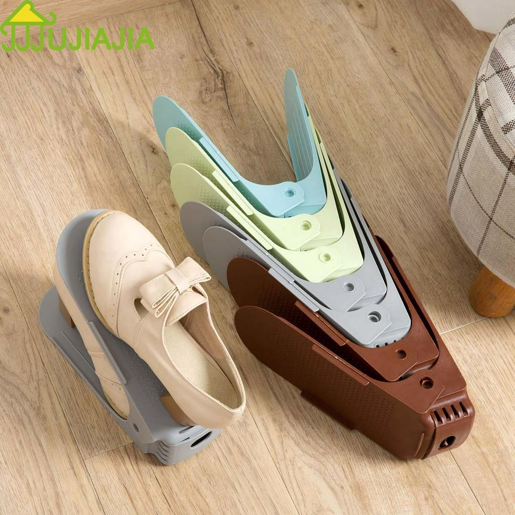Giá để giày hai tầng JUJIAJIA thiết kế đơn giản tiết kiệm không gian cho tủ đựng giày