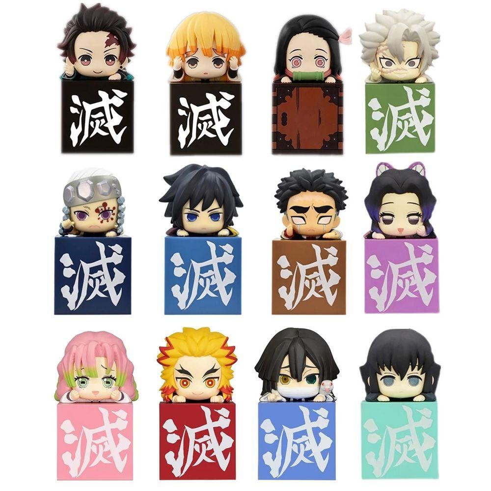 Mô Hình Đồ Chơi Nhân Vật WMES1UN Demon Slayer Agatsuma Zenitsu Iguro Obanai Tokitou Muichirou Kanroji Mitsuri