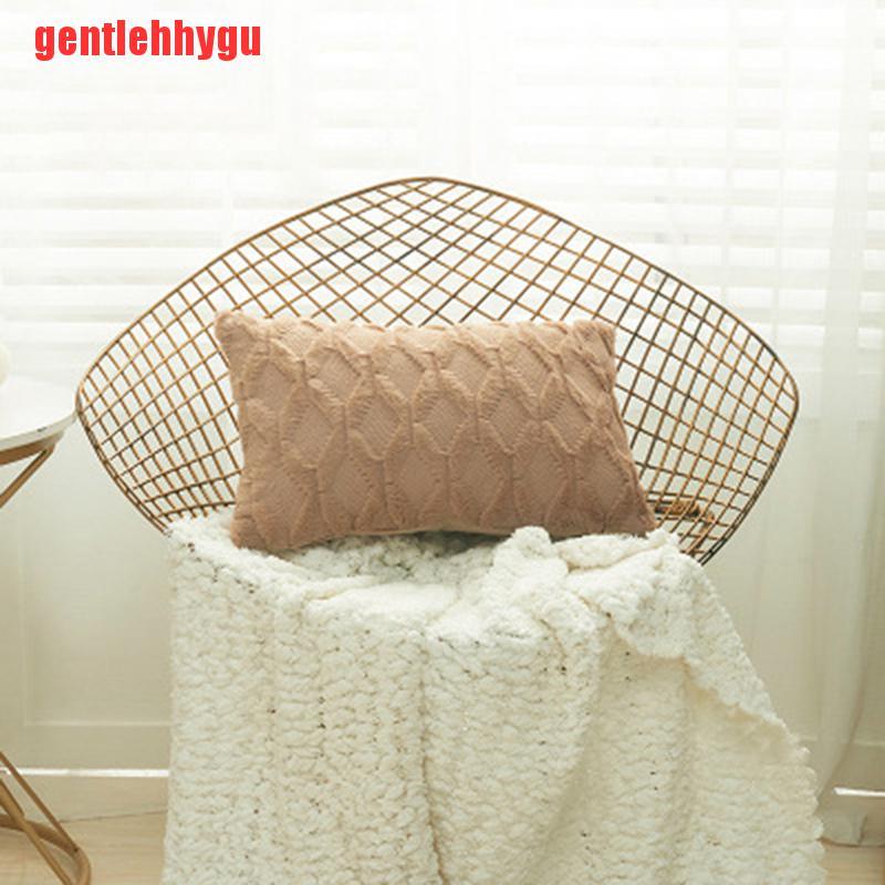 [gentlehhygu]3DNordic Style Pillow Cover Geometric Decorative  New Cushion Cover  Home Decor