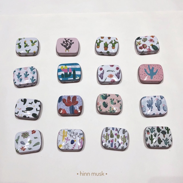 Hộp sắt mini xương rồng