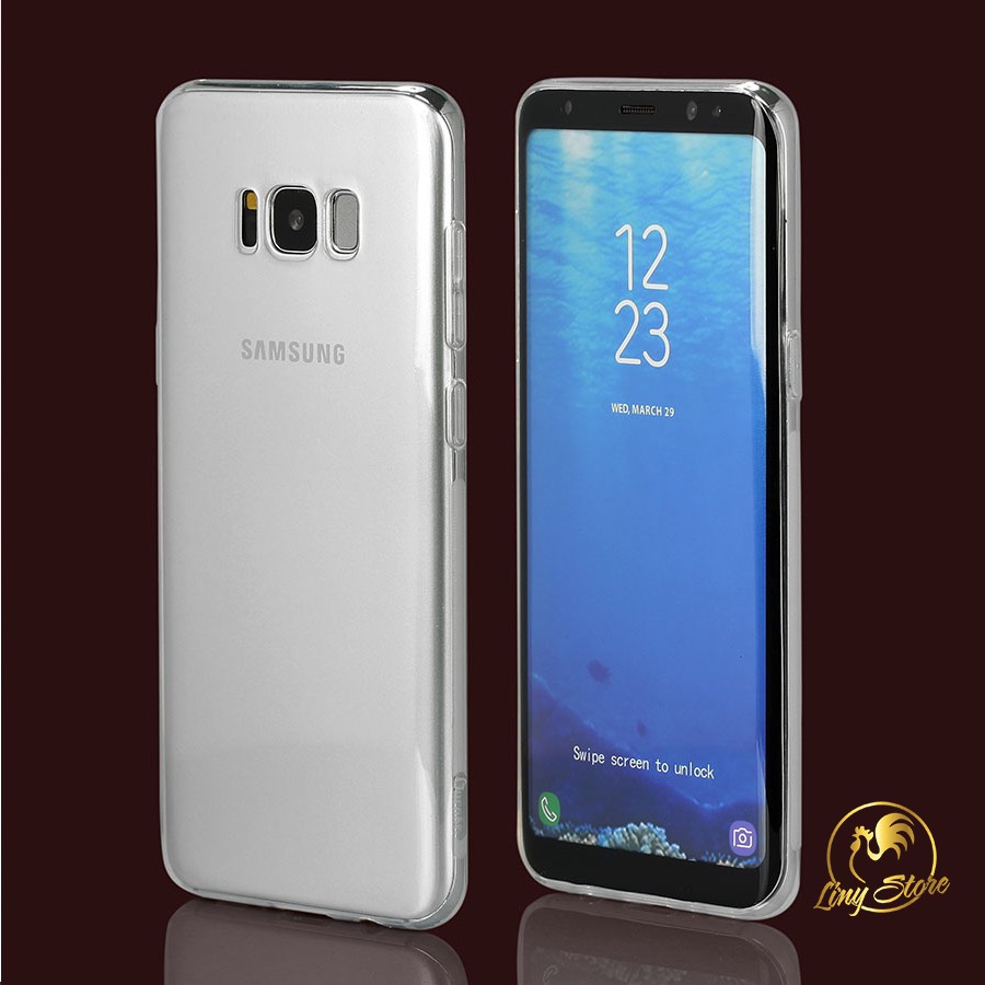 Ốp điện thoại trong suốt cho Samsung Galaxy S8 S8 Plus S9 S9 Plus S10 S10 Plus không ố màu