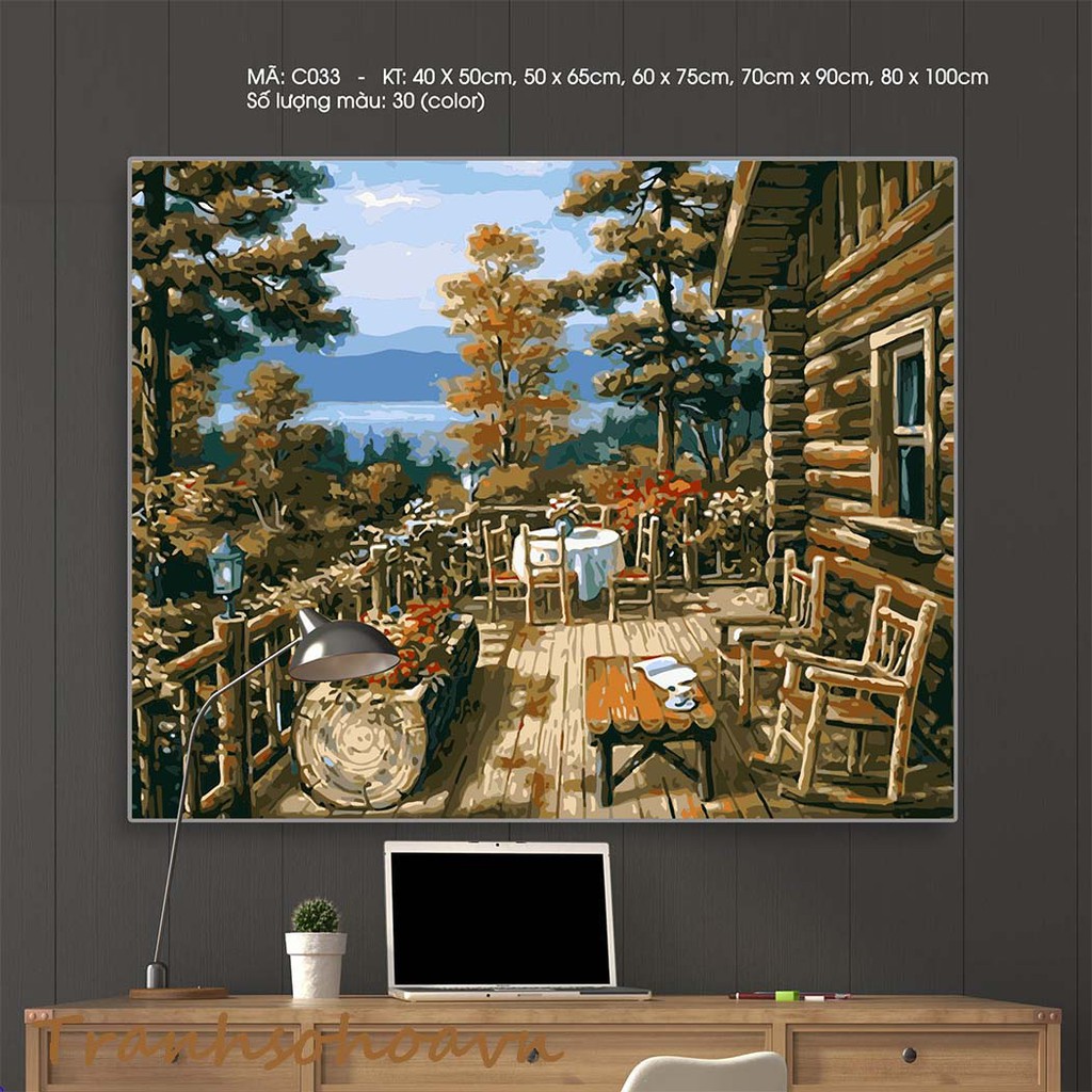 Tranh Sơn Dầu Số Hóa Phong Cảnh Tranhsohoavn Tự Tô Màu Treo Tường Ý Nghĩa Hàng Có Sẵn | BigBuy360 - bigbuy360.vn