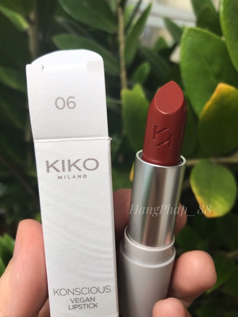 Son hữu cơ Kiko Konscious Vegan lipstick Bill Pháp