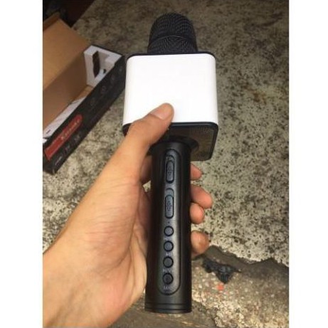 ⚡FREE SHIP⚡ Micro Karaoke Bluetooth không dây SD-08 kèm loa - micro cầm tay hàng loại 1 âm thanh cực chuẩn BH 6 tháng