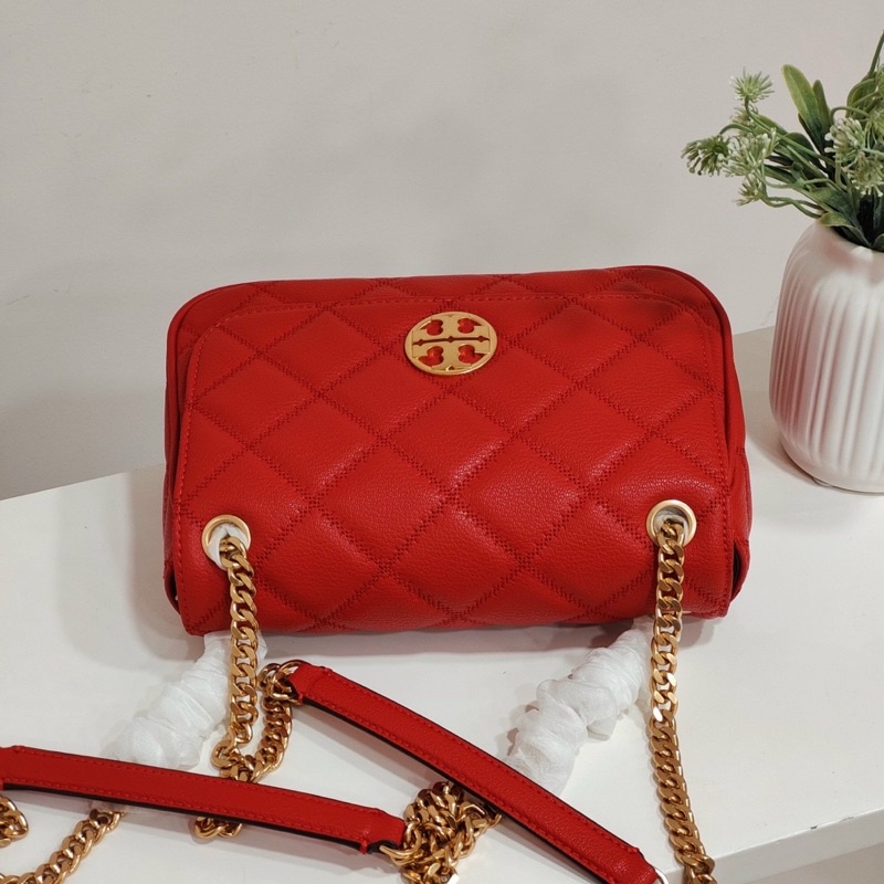 Túi xách da thật Tory Burch  Claret