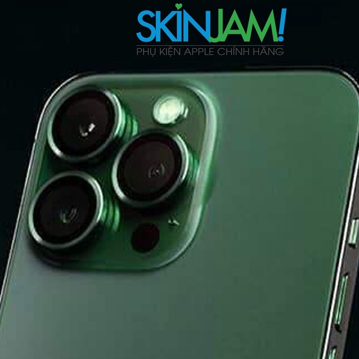 Lens Camera KUZOOM Xanh Rêu/ Xanh Đen Màu Nguyên Bản iP 13/ 13 Promax Chính Hãng Cao Cấp Kuzoom, Có Khung Trợ Dán