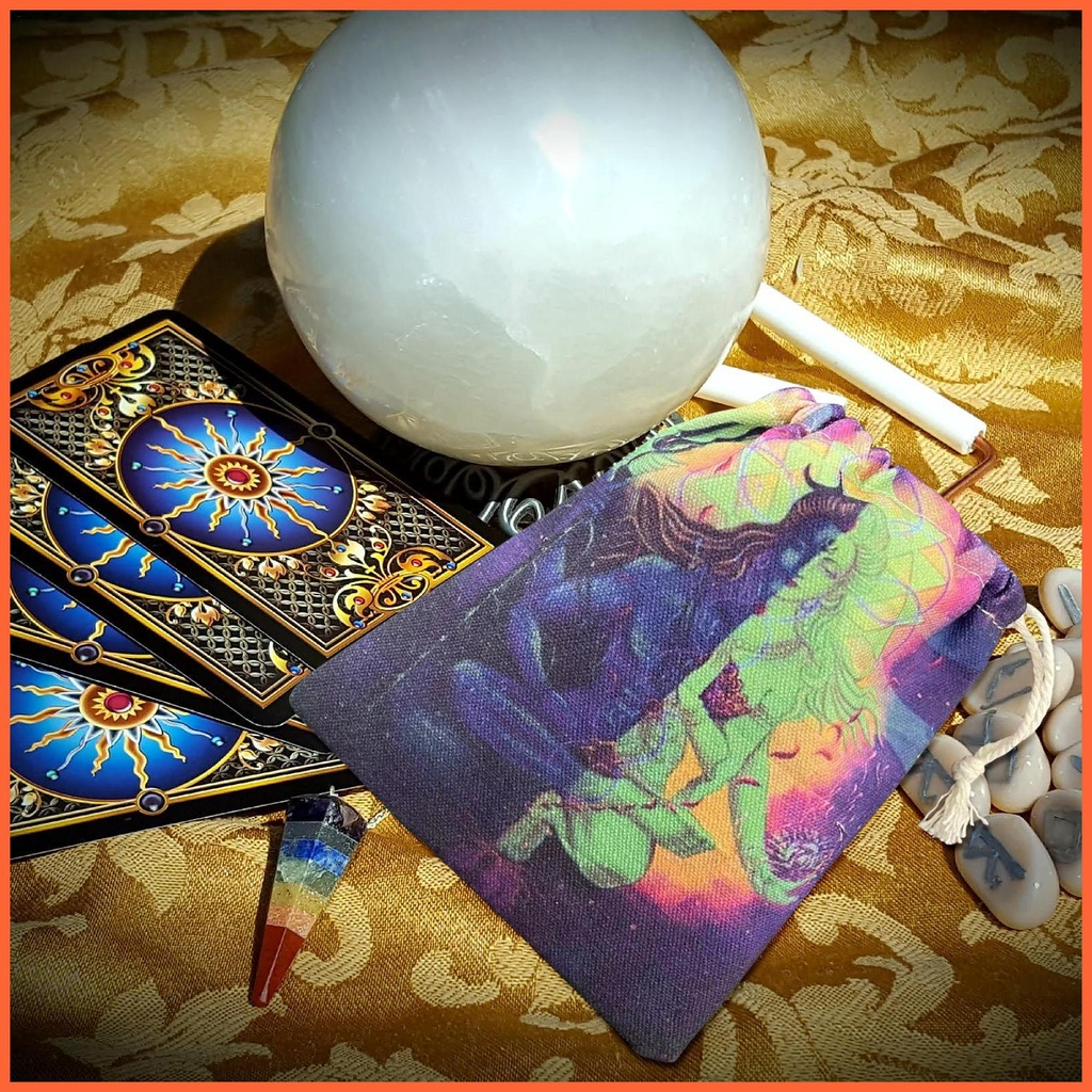 Túi Dây Rút Đựng Bài Tarot / Trang Sức 13 * 18cm