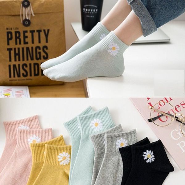 Combo 10 đôi vớ tất cổ ngắn hoa cúc siêu xinh Store4girls