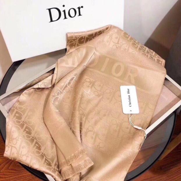 [ TRI ÂN KHÁCH HÀNG 20/10 ] Khăn lụa choàng cổ Dior hàng đẹp có hộp sang chảnh, KHĂN CHO NỮ