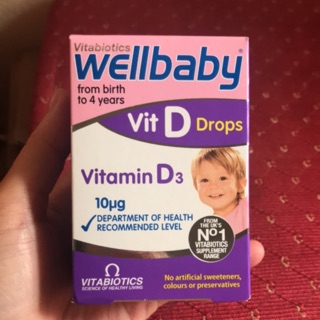 Wellbaby vit d3 vitabiotics thanh lý