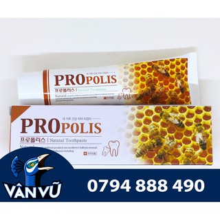 Kem Đánh Răng Keo Ong Hàn Quốc Propolis Natural Toothpaste Ngăn Ngừa Nhiệt Miệng, Bảo Vệ Men Răng 180gr