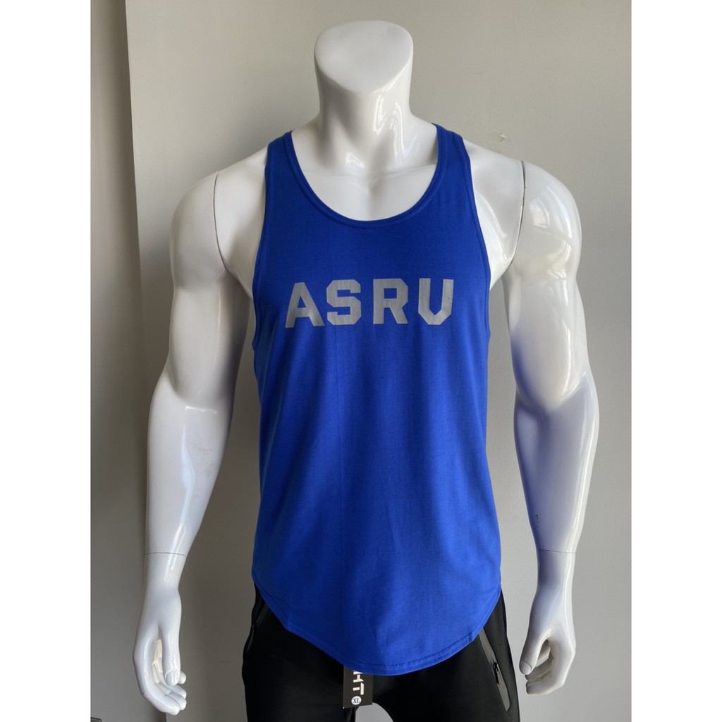 Áo ba lỗ ASRV cao cấp, logo phản quang -  Áo Tanktop tập gym - BiT Fitness chuyên đồ tập TT.AS.4C