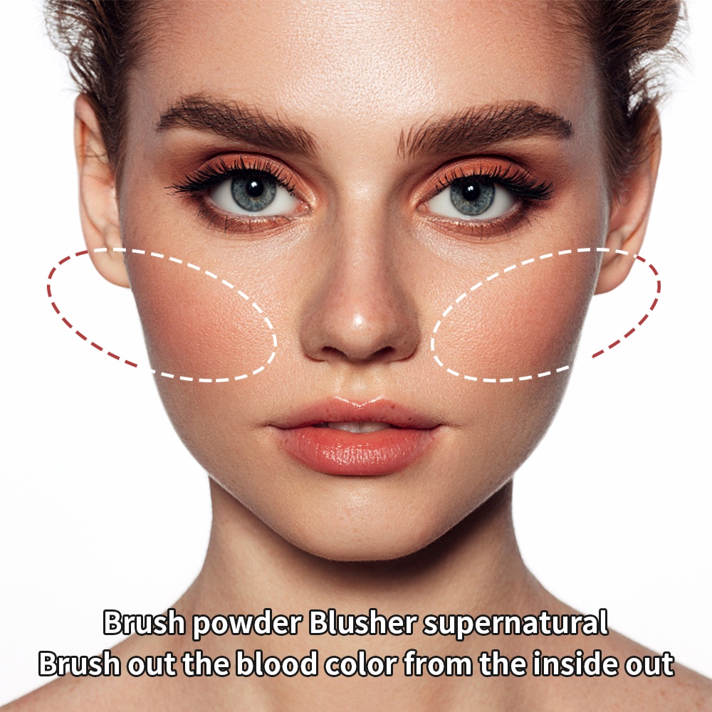 1 Cọ Trang Điểm Hai Lớp Lông Dê Tự Nhiên