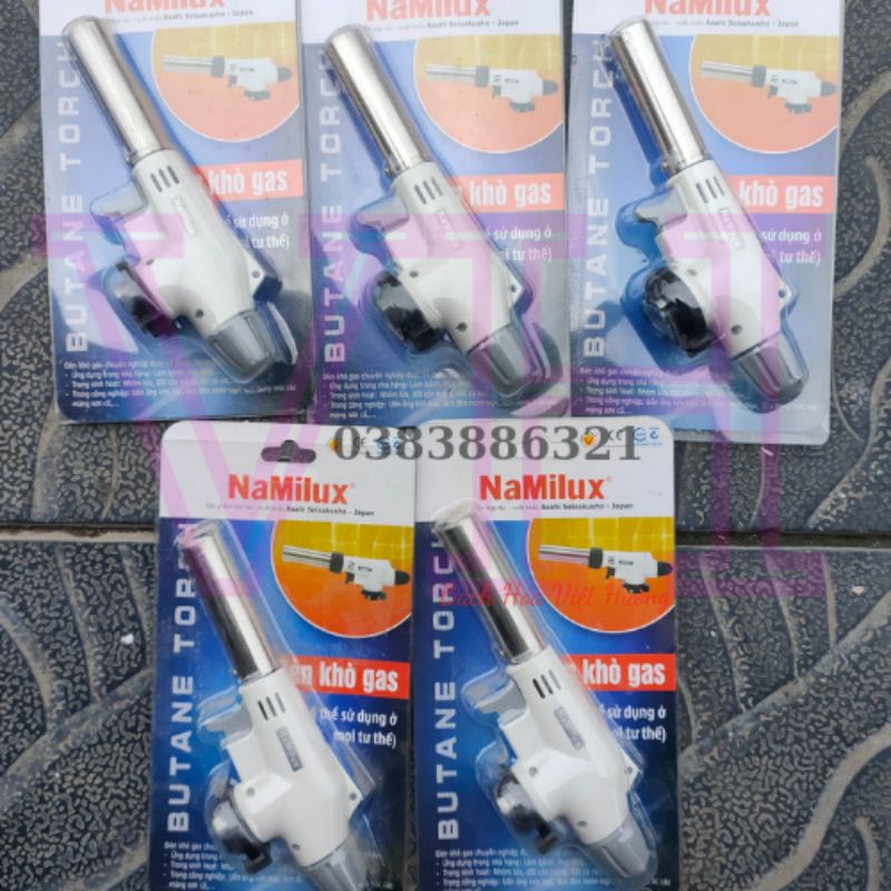 Khò ga Mini NaMilux tự động đánh lửa, xuất khẩu Japan - BẢO HÀNH 1 ĐỔI 1 lỗi do nhà sản xuất - Bách Hóa Việt Hường