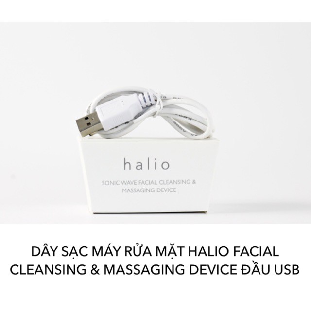 Dây Sạc Máy rửa mặt HALIO,FOREO,PEBBLE LISA.( BẢO HÀNH 1 ĐỔI 1)