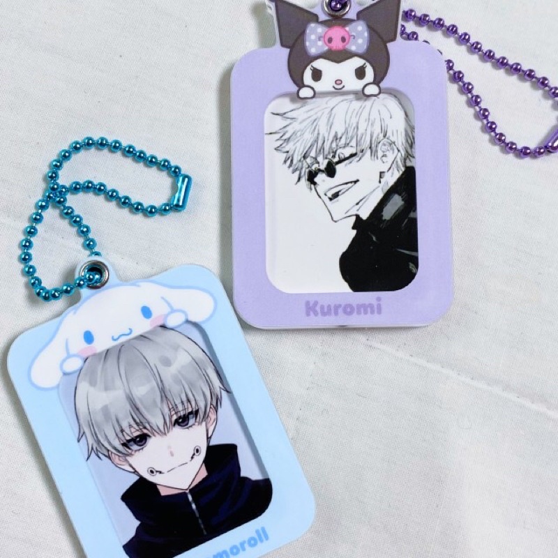 ID CARD HOLDER KEYRING MÓC KHOÁ ĐỰNG ẢNH THẦN TƯỢNG SANRIO HÀN QUỐC