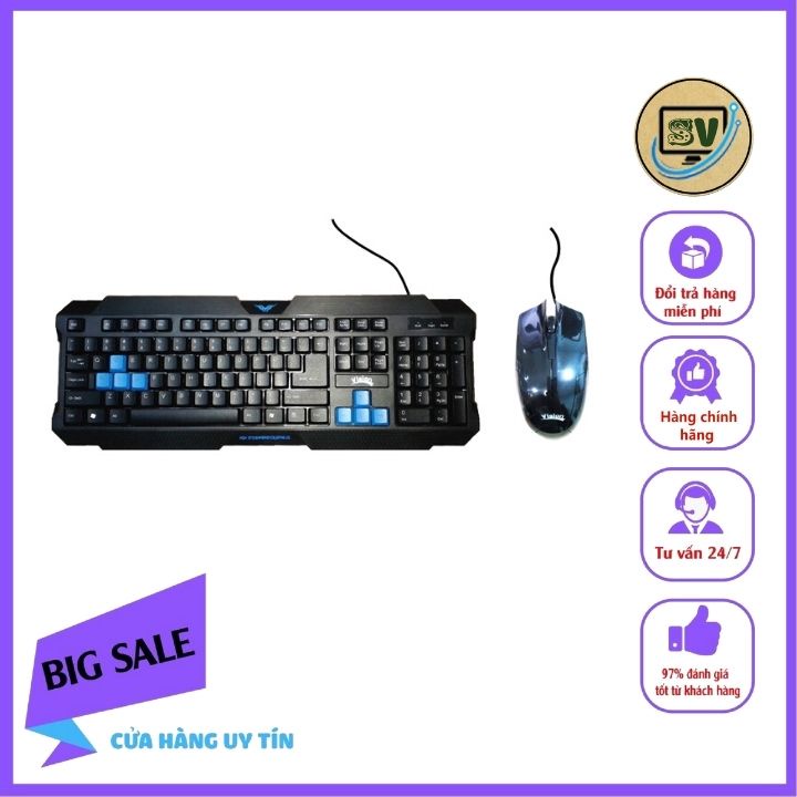 Bộ Bàn Phím Và Chuột Texet Km602G Usb Một Trợ Thủ Đắc Lực Cho Bạn Bảo Hành 12 Tháng