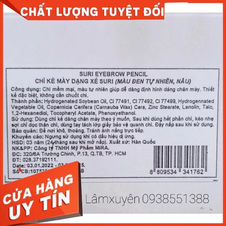 CHÌ KẺ MÀY DẠNG XÉ SURI