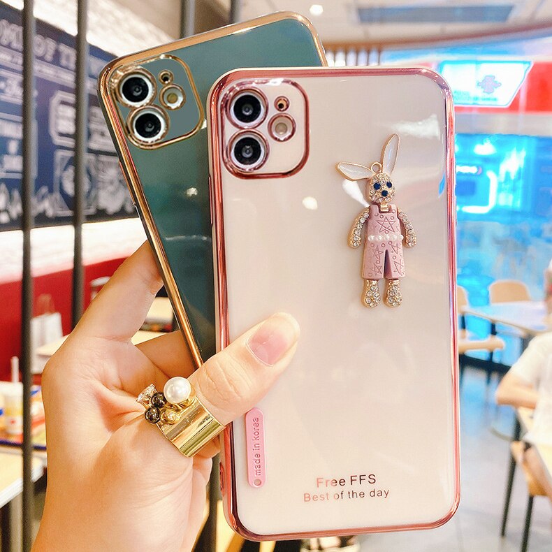 Ốp điện thoại tráng gương thời trang cho Iphone 12 11 Pro Max Xs Xr X 8 7 6 Plus