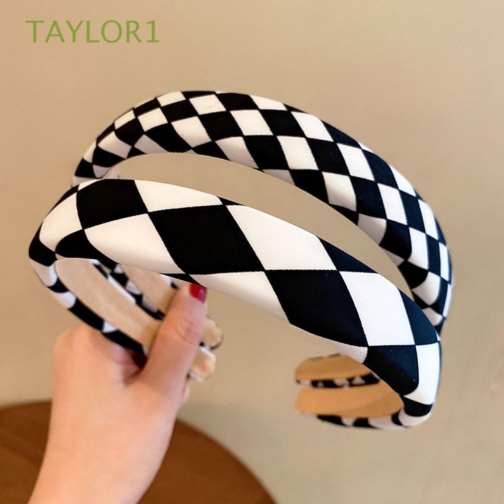 Băng đô cài tóc họa tiết da báo/hoa/trắng/đen thời trang Hàn Quốc cho nữ TAYLOR1