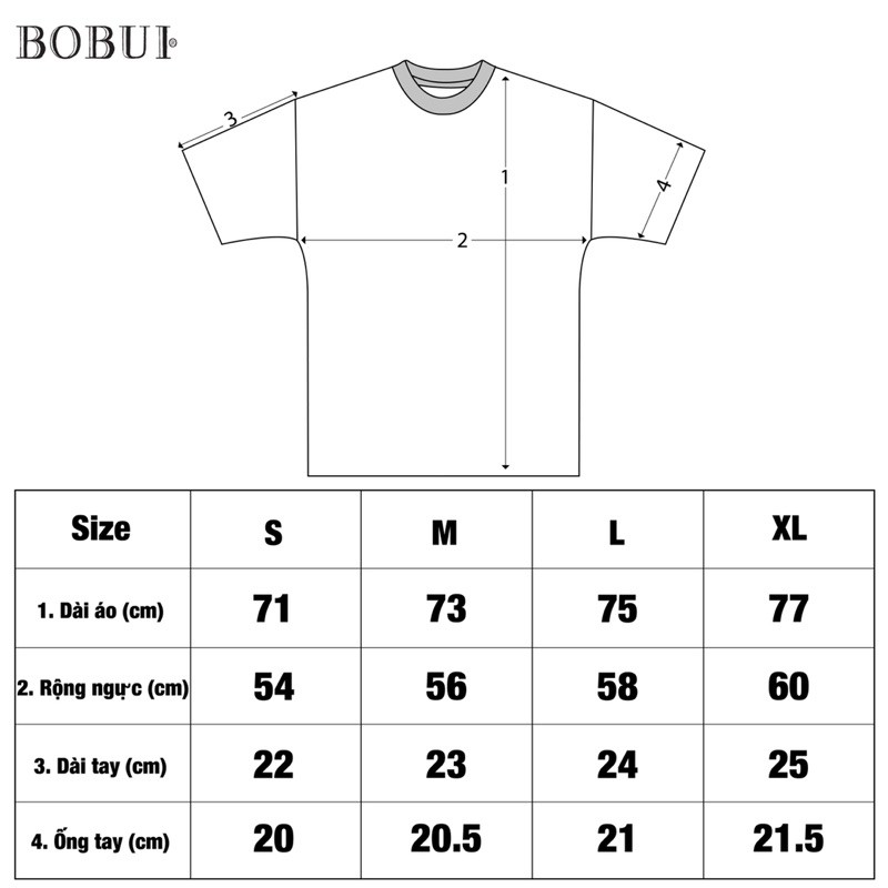 ÁO THUN BOBUI - BEBIBO OVERPRINT