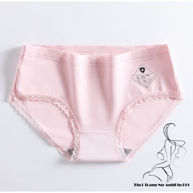 Quần lót nữ Chất Cotton Viền ren lưng Viền thun có chọn màu chọn size lớn QL05 | BigBuy360 - bigbuy360.vn