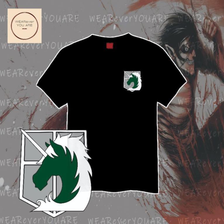 NEW Áo in Attack On Titan - Military Police ngắn tay đẹp siêu ngầu giá rẻ nhất - siêu hot