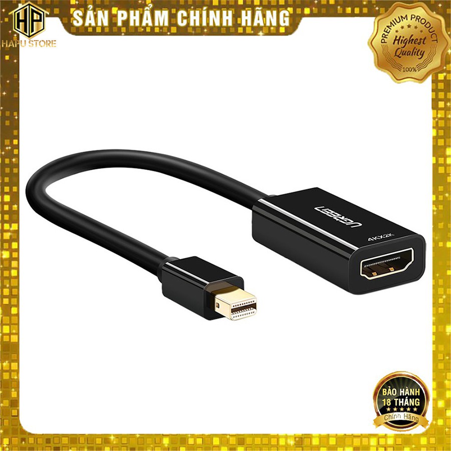 Cáp Chuyển Mini Displayport/Thunderbolt Sang HDMI UGREEN 40360 chính hãng - HapuStore