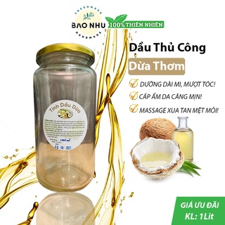 [1 LÍT] Dầu Dừa Nấu Thủ Công Thơm Lừng - BAONHU_HANDMADE