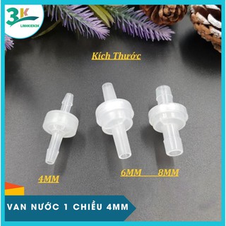Van nước 1 chiều 4MM / 6MM chế máy rửa tay