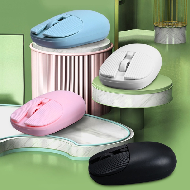 Chuột không dây 4800dpi Họa Tiết Hoạt Hình Dễ Thương