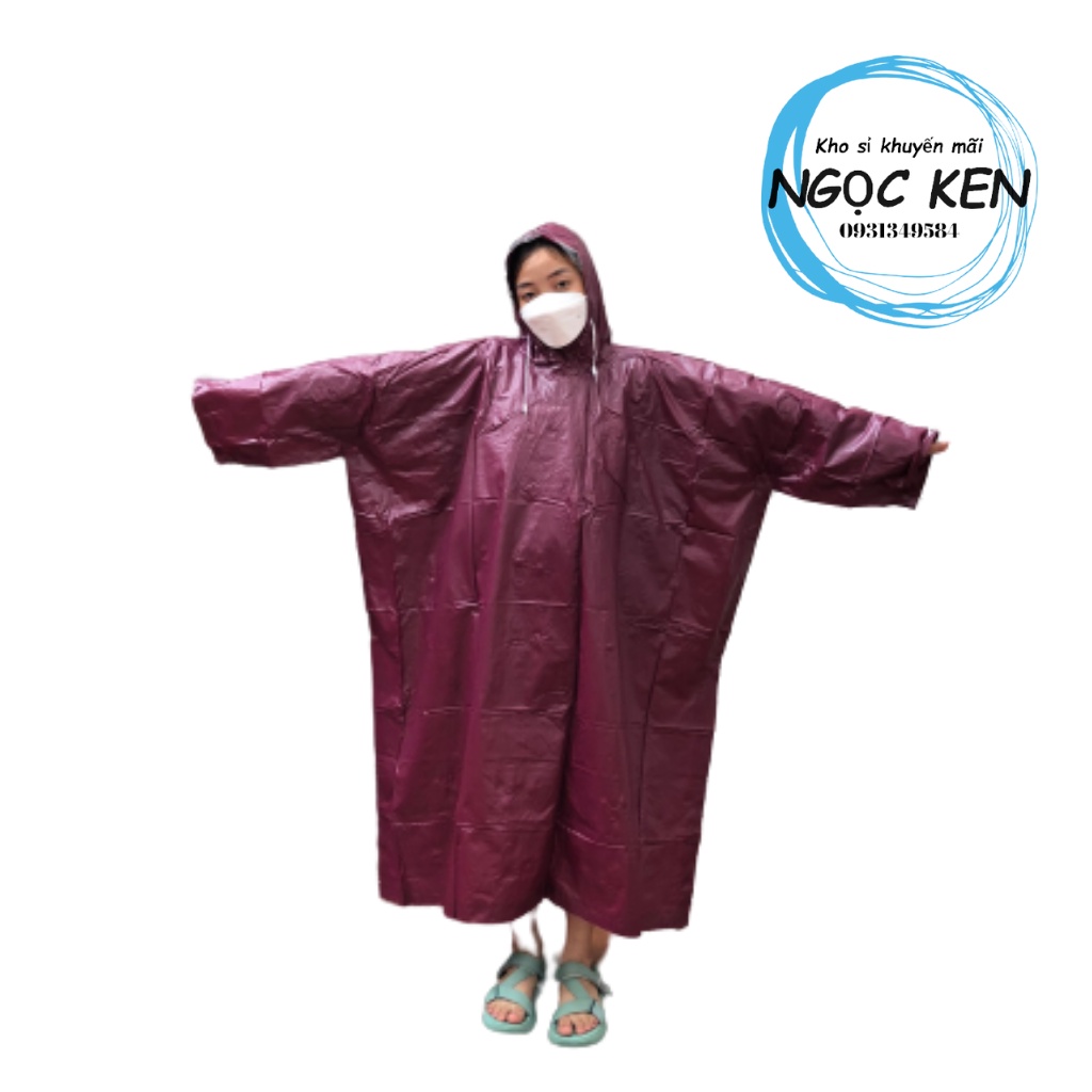 Áo mưa cánh dơi vải nhựa cao cấp, không thấm nước – Ngọc Ken Shop