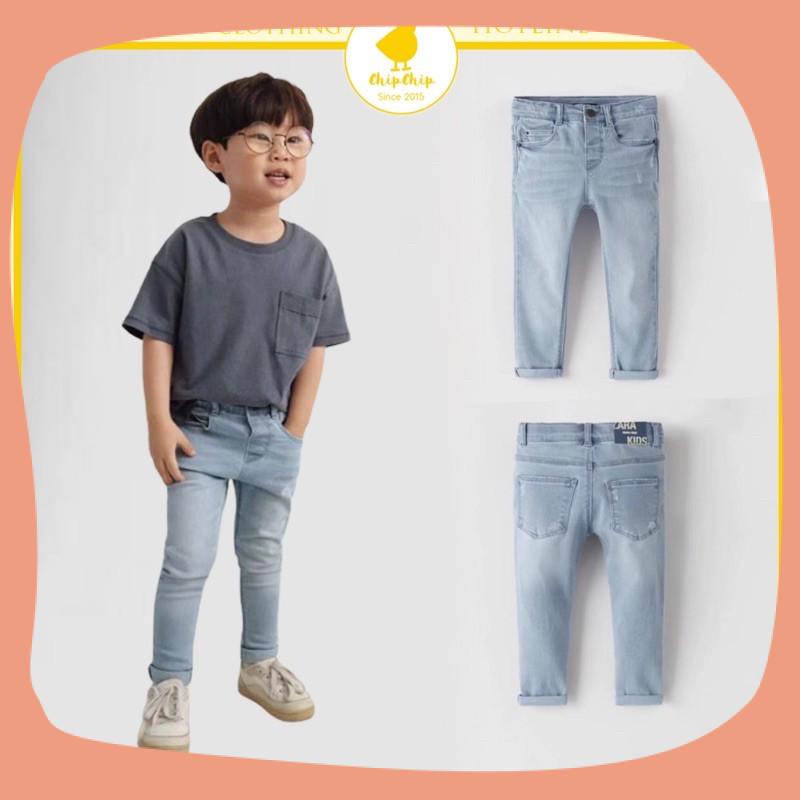 Quần Jean Zara Skinny Dòng Basic Cơ Bản Cho Bé 6/9m - 4/5y Unisex ( Nhiều Màu )