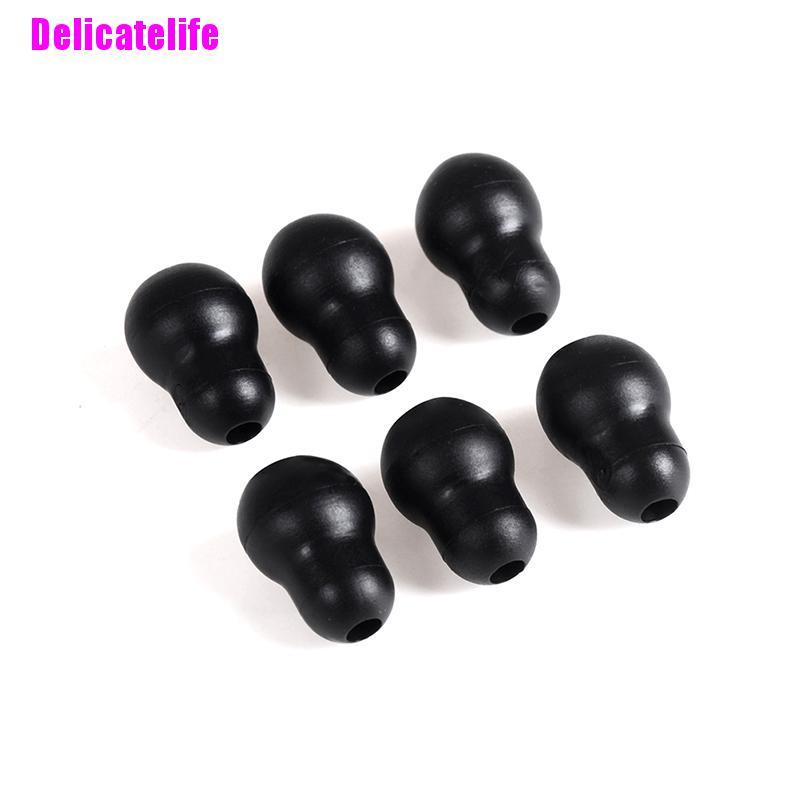 6 Nút tai silicon mềm tái sử dụng thay thế cho ống nghe