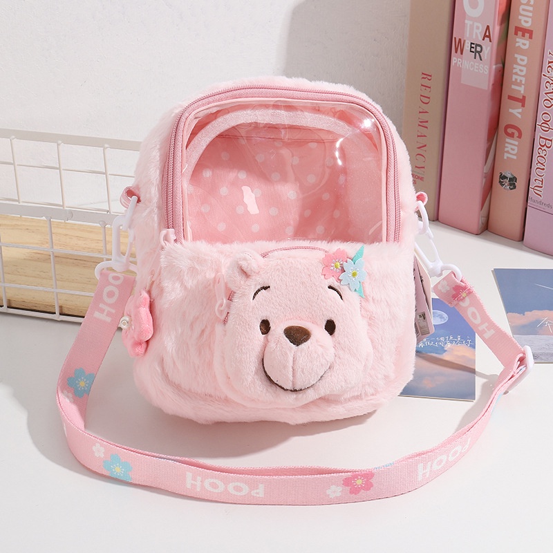 Túi Xách Hình Gấu Pooh Hoạt Hình Cho Nữ