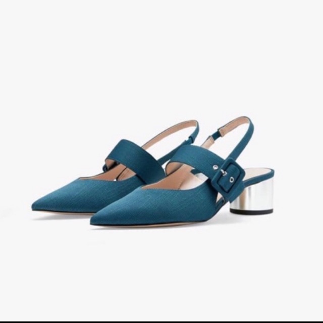 Giày cho mẹ săn sale web Pedro china màu xanh size 37