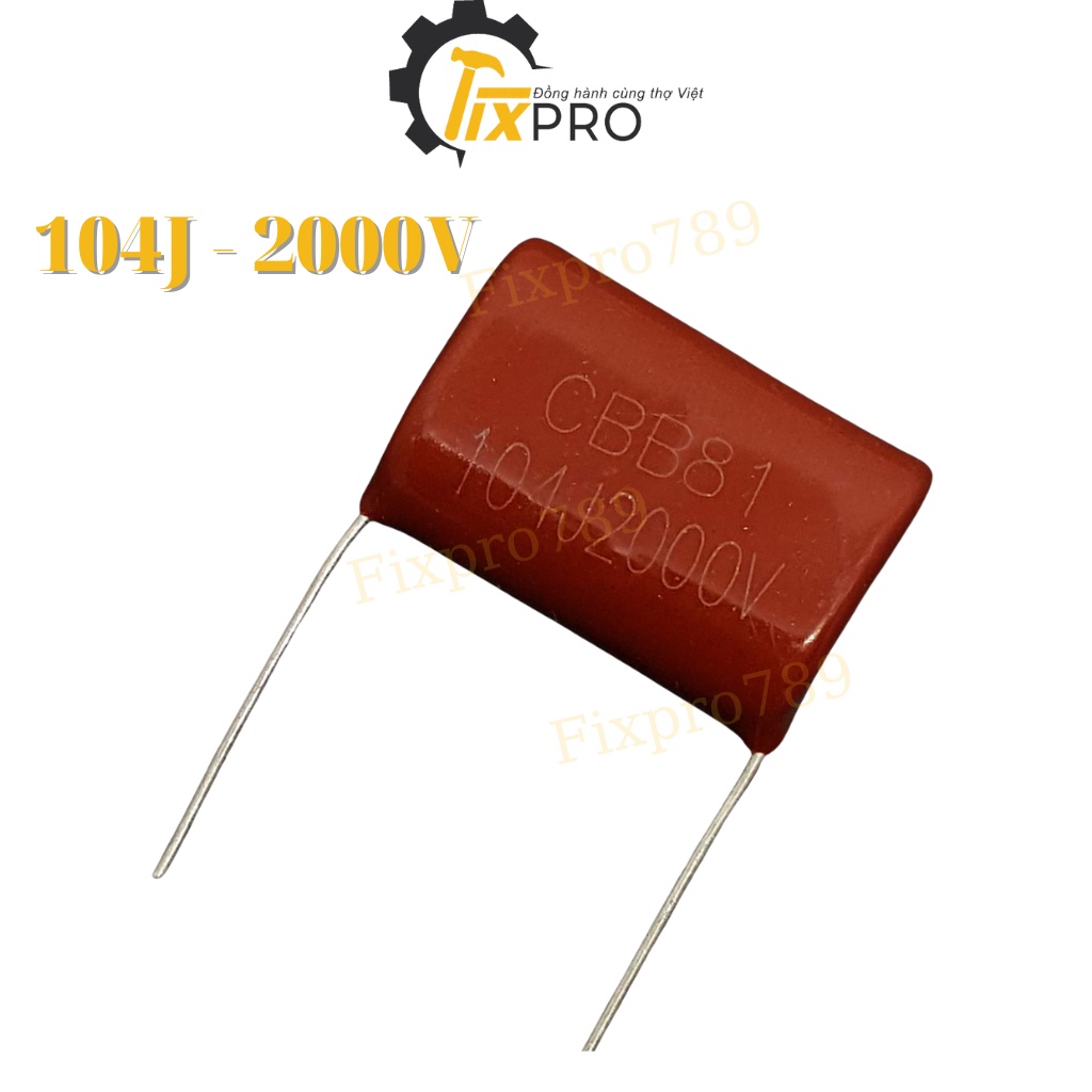 Tụ CBB 2000V 104J 100nF P30MM chất lượng tốt