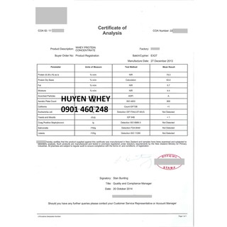 BỘT WHEY PROTEIN CONCENTRATE 80