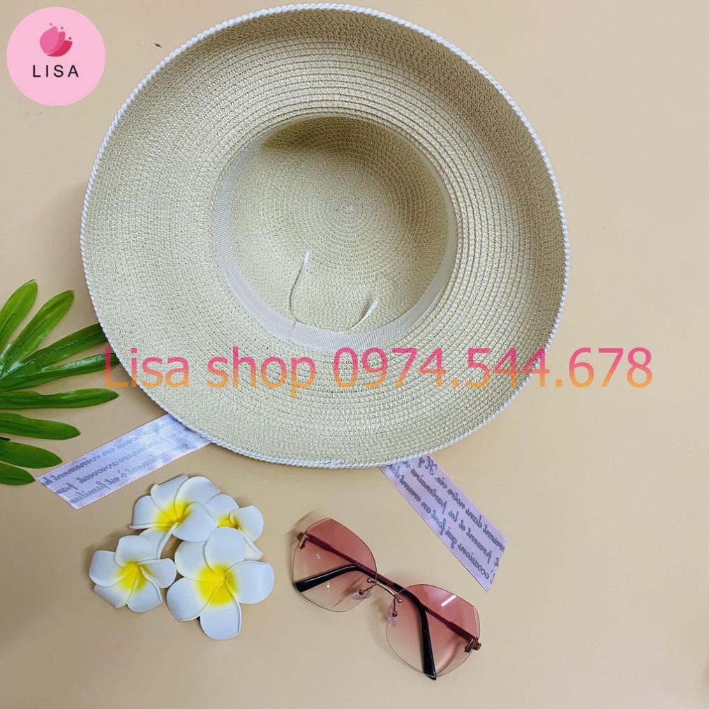 [HÀNG CAO CẤP- ẢNH THÂT] Mũ Cói, Nón Cói Đi Biển Dáng Chuông, Đèn Lồng Phong Cách Hàn Quốc, Form Chuẩn Gắn Nơ, Mẫu M3