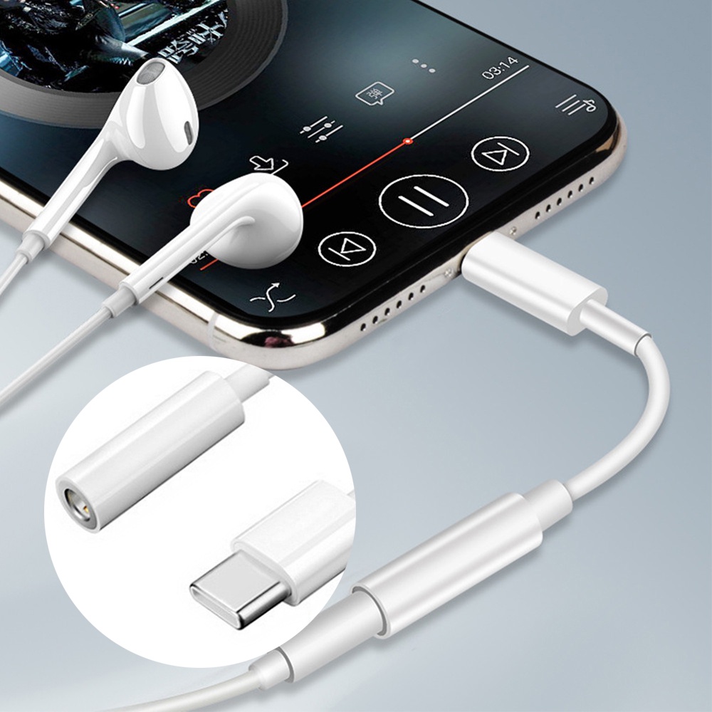 Dây cáp chuyển đổi cổng Type-C USB sang cổng âm thanh 3.5mm cho điện thoại HUAWEI