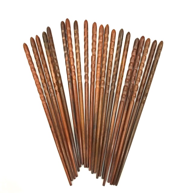 Đũa Nhật gỗ trắc đầu vấu (10 đôi) - CTH660JT
