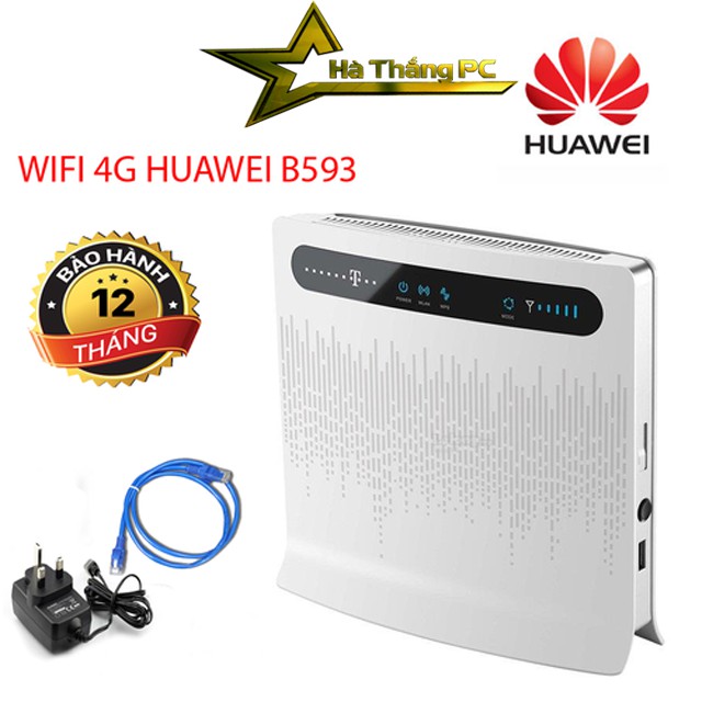 [Mã ELMS05 giảm 5% đơn 300k]Bộ phát wifi 4G Huawei B593 Dành cho xe khách Tốc Độ 150Mbps Hỗ Trợ 32 Máy Kết Nối