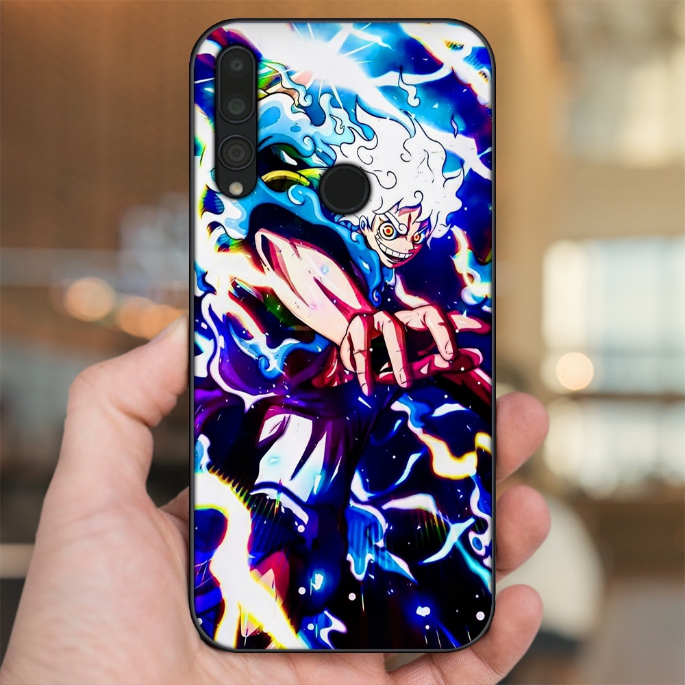 Ốp lưng Huawei Y9 Prime 2019 viền đen in hình Luffy One Piece