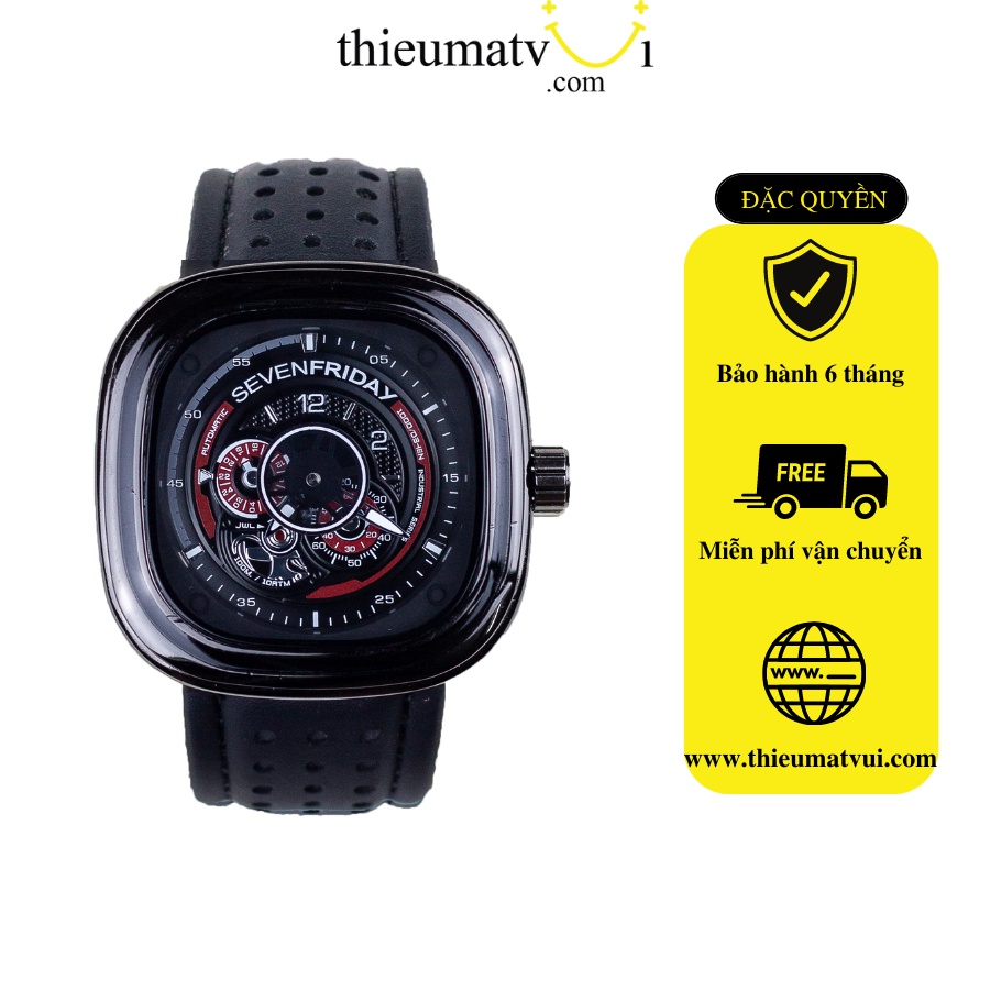 Đồng hồ cơ Sevenfriday Signature màu Đen thời trang dành cho Nam