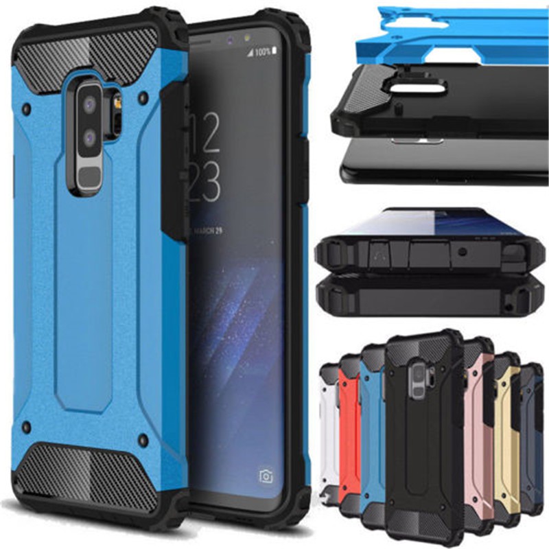 Ốp điện thoại PC cứng không bằng phẳng bảo vệ cho Samsung Galaxy S8 S9 S10 Plus S7 edge Note 10