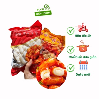 Set Bánh gạo nhân phô mai Hàn Quốc kèm sốt ớt cay ngọt (500gr)